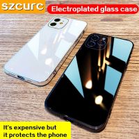 For iPhone 12 Pro MAX Case 360° Full Protection Glass Phone sleeve.iPhone13 mini 11 XR X XS MAX lens protect phone cover