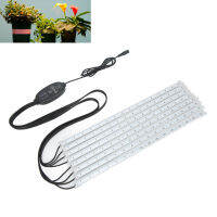 LED Plant Grow Lights 8 Hard Strips โคมไฟต้นไม้ในร่มพร้อมฟังก์ชั่นลดแสงเวลา สีแดง สีน้ำเงิน 100-240V