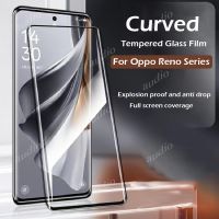 Oppo Reno 10 5G 10Pro บวก2023 3D ที่ป้องกันด้านหน้าจอดัดร้อนสำหรับ Oppo Reno 10 Reno9 Reno8 Reno7 Reno6 Reno 9 8 7 6 Pro + Reno 8T 8Z 7Z 7SE 6Z 4G 5G กระจกเทมเปอร์