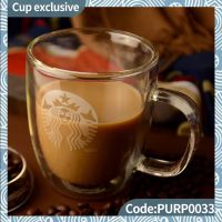 W H S/L Starbucks Coffee Cup Double Insulation Mug Milk Cup Heat-resistant Insulated Water Cup