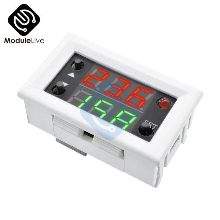 DC 12V Dual Double Display Time Relay Module Time Delay Relay Mini LED Digital Timer Relay Cycle