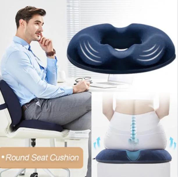 Donut Seat Cushion Orthopedic Ring Pillow For Hemorrhoid Pain Sciatic ...