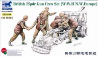 ชุดโมเดลบรองโก1/35 British 25Prd ชุดลูกเรือ (WWII N. W.europe) (6รูป) Cb35108