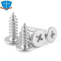 M2 M2.3 M2.6 M3 M3.5 M4 M5 M6 A2-70 304 Stainless Steel CA Cross Phillips Ultra Thin Flat Wafer Head Self-tapping Wood Screw