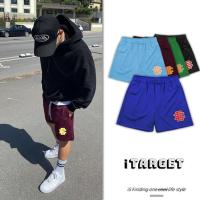 ☃☃❅ American EE letters but knee shorts popular logo printing breathable loose summer basketball running four minutes of pants