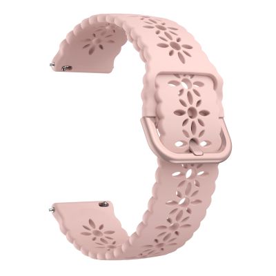 vfbgdhngh 20mm Silicone Band Lace Silicone Band Women Girls Wedding Cute Romantic Lovely 20mm Strap for Samsung Huawei Amazfit Smartwatch