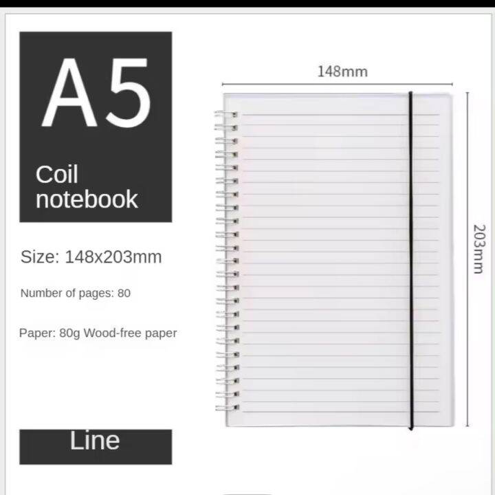 Notebook Grid Blank Line Dot A5 Loose-Leaf Coil notebook | Lazada PH