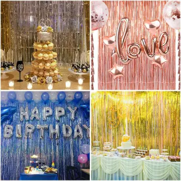 MMTX Girl Birthday Decoration, Rose Gold Wine Red Confetti Burgundy White  Pink Balloon Arch Banner Heart Foil Balloon Paper Tassels for Girl Party  Decoration - Walmart.com