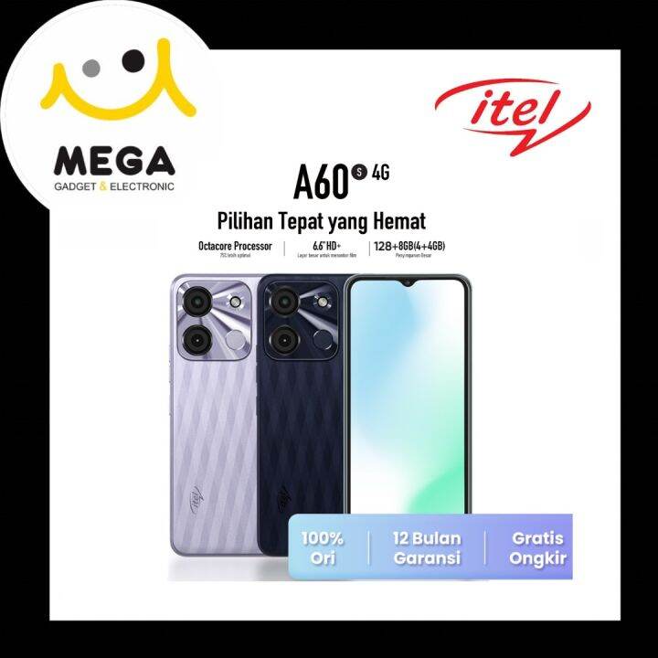 Itel A60s 4gb 128gb Garansi Resmi Itel Indonesia Lazada Indonesia