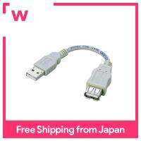 2003 model] ELECOM USB2.0 swing cable USB(A)male-USB(A)female 5㎝ USB-SEA01