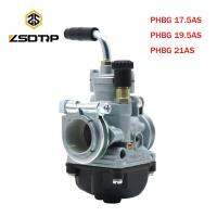 ZSDTRP คาบูเรเตอร์มอเตอร์ไซค์คาร์บูเรเตอร์ Orto PHBG 17.5 19.5 21มม. เป็นเครื่องยนต์50Cc-100Cc 4จังหวะสำหรับสกู๊ตเตอร์จักรยานยนต์ GY6การแข่งวิ่ง