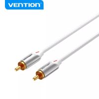 Vention สายวีดีโอ RCA ไนลอนสายออดิโอสเตอริโอสายเคเบิลตัวผู้เป็นตัวผู้แบบ RCA ถึง RCA สำหรับเครื่องขยายสัญญาณทีวีบ้านการ์ดเสียงสายเคเบิล RCA RCA ถึง RCA