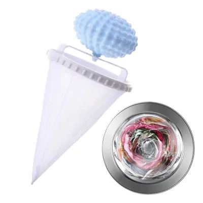 Hair Filter Net Reusable Washing Machine Filter Bag Washer Lint Trap Floating Hair Filter Hair Lint Catcher For Clothes Cleaning