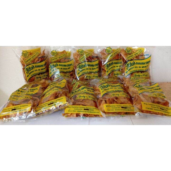 Tita' Banana Chips Gumaca Quezon 10's New Stock Expiry 13 Dec 2023