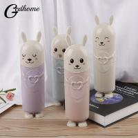 Cute Cartoon Toothbrush Storage Portable Outdoor Travel Tooth Brush Protect Case Bathroom Toothbrush Organizer