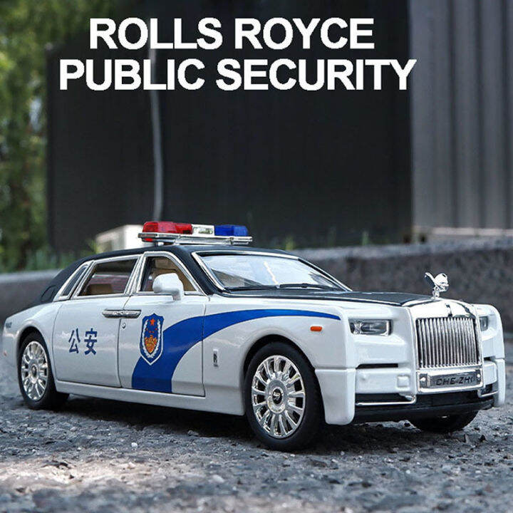 ใหม่1-32-rolls-royce-phantom-รถตำรวจของเล่นเด็กจำลองเสียงและแสง-diecasts-amp-ของเล่นยานพาหนะรุ่นเด็กของขวัญ