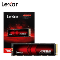 Lexar ARES SSD M.2 2280 PCIe Gen 4.0x4 NVMe Solid State Drive 512GB 1TB 2TB Internal SSD for Desktop Laptop