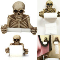 Skull ที่ใส่กระดาษชำระแบบม้วนติดผนังชั้นวางผ้าขนหนูแห้งอุปกรณ์ห้องน้ำ Home Kitchen Organizer Decor