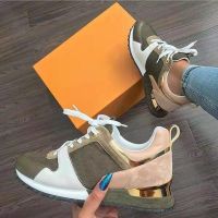 ▨✽ Women Sneaker Autumn Casual Breathable Leather Platform Sport Shoes 2022 Fashion Running Walking Lace Up Ladies Shoes Sneakers