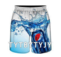 New Carbonated Drinks Pepsi Cola 3D Print Mans Casual Style Shorts 05