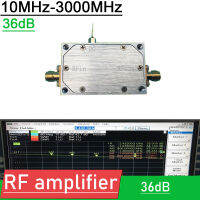 10MHZ-3000MHZ 36dB กำไร NF: 1.5 RF บรอดแบนด์เสียงต่ำเครื่องขยายเสียงสำหรับ HF FM VHF UHF แฮมวิทยุ DC 12โวลต์