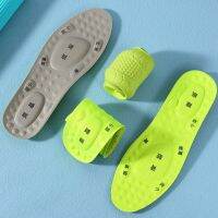 1 Pair Foot Health Sole Pad Sole Massage Cushioning Sponge Orthopedic Insoles Non-slip Deodorization Soft Pain Relief Inserts