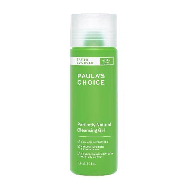 Paula's Choice Earth Sourced Perfectly Natural Cleansing Gel 200ml Lazada