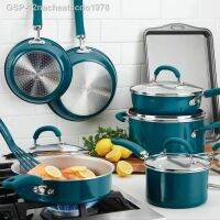 12nacheatacdo1978สร้างอลูมิเนียมไม่ติด13ชิ้น Set Alat Masak ประกายแวววาวสีเขียวหัวเป็ด