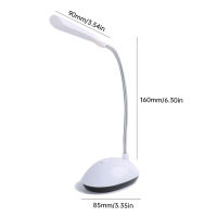 LED Desk Lamp Eye Protection Learning Light Mini Folding Desk Lamp Battery Powered Gooseneck Light