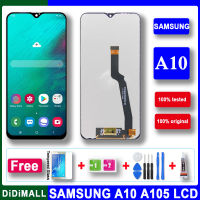 100% การทดสอบ LCD 6.2 "จอแสดงผลเดิมสำหรับ Samsung Galaxy A10สัมผัสหน้าจอ LCD หน้าจอดิจิตอลเปลี่ยนสำหรับ A105F A105G A105M