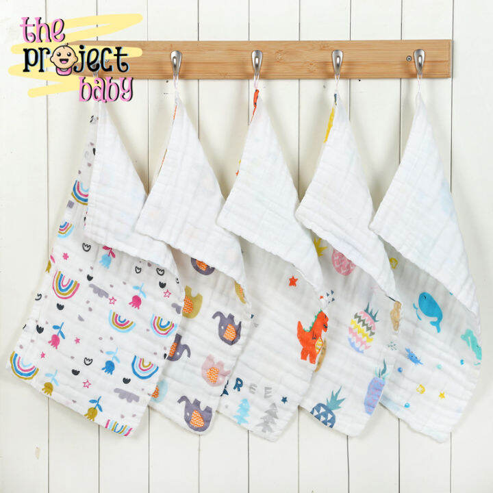 Soft Muslin Washcloth Cotton Gauze Infant Face Towel Newborn lampin