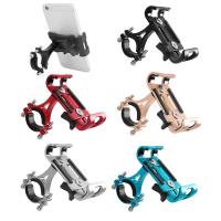 Metal Bike Phone Holder Aluminum Alloy Anti-slip Motorbike Bracket GPS Clip Universal  Phone Stand for All Smartphones