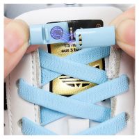 Colorful Magnetic Lock elastic Shoelaces Without ties Elastic Laces Sneaker No Tie Shoe laces Kids Adult Flat Shoelace for Shoes