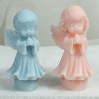 Desktop DIY Handmade Gypsum Mold Soap Angel Aromatherapy Silicone Mold