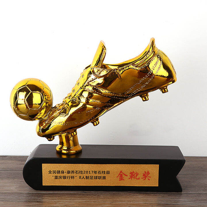 Customized World Cup Football Golden Boot Trophy Souvenir Shooter ...