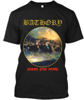 New FashionLimited New Bathory Blood Fire Death Rock Heavy Metal Band Logo T-Shirt S-4XL 2023