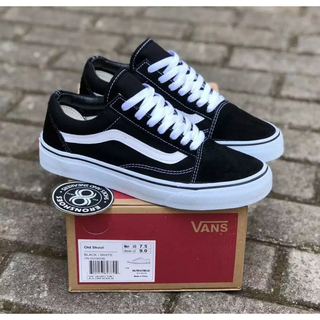 NK Original Vans Shoes for Women and Men Sneakers Classic Old Schooll |  Lazada PH