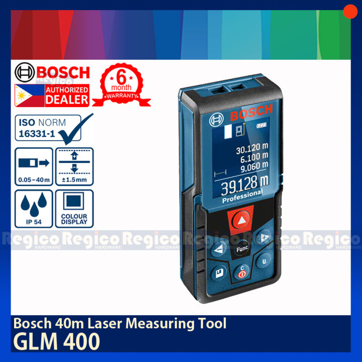 Bosch Glm 400 40m Laser Range Finder Measuring Tool Bosch Measuring Regico Hardware Lazada Ph 