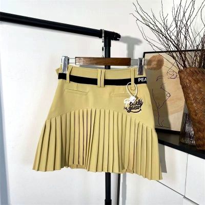 Womens Short Skirt Golf Skirt Korean Version Slim Comfortable Fashion Outdoor Sports Casual Ladys Cute Pleated Shorts