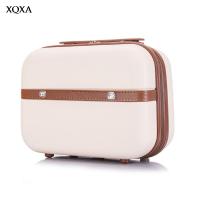 Mini Fashion Makeup Cosmetic Case Portable Suitcase Travel Luggage Protective Storage Bag Organizer for Women Girls