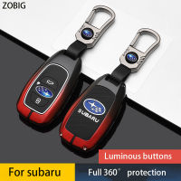 ZOBIG สำหรับ Subaru Key Fob ปกรถยนต์เชลล์กรณีที่สำคัญกับพวงกุญแจ Fit Forester C Rosstrek ชนบทห่างไกล WRX ขึ้น BRZ Impreza มรดก