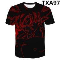 2023 Customized Fashion Manga 9527 z Super Saiyan Son 9527 Anime Summer 3D Printing Latest  T-shirt Top M，Contact the seller for personalized customization