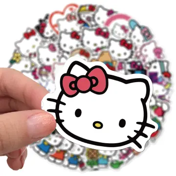 100pcs Mixed Cartoon Sanrio Stickers Cute Hello Kitty Cinnamoroll Kuromi My  Melody Waterproof Sticker Decals for Kids Toys