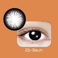 กล่องส้ม Eb-Beun บิ๊กอายส์ สีดำ คอนแทคเลนส์ Maxim Contact Lens สายตาสั้น ค่าสายตา -12.00 บิ๊กอาย bigeyes ตาโต เน้นขอบ