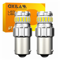 OXILAM 2PCS P21W 7506 1156 BA15S LED Bulbs Canbus Error Free Car Auto Light Bulbs Brake Lamps LED Reverse Lights DRL 6500K White Bulbs  LEDs  HIDs