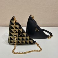 Prada Symbole leather and fabric mini bag Tote Bag