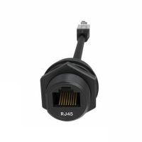 1Pcs RJ45 Male to Female Waterproof Extension Cable 8P8C Connector Ethernet LAN Extension Cable Panel Mount