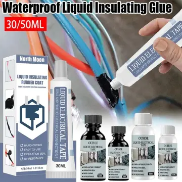 30/50/125ml Liquid Insulation Electrical Sealant Tape Lamp Board Electronic  Sealant Fast Dry Insulating Waterproof