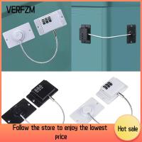 VERFZM SHOP ตรึงที่แข็งแกร่ง ล็อคความปลอดภัยทารก อุปกรณ์ป้องกันเด็ก มือป้องกันการหนีบ รหัสล็อคประตูตู้เย็น แบบพกพาได้ สายเคเบิลรักษาความปลอดภัย หน้าต่างล็อกรหัสผ่านแบบดิจิตอล บ้านในบ้าน