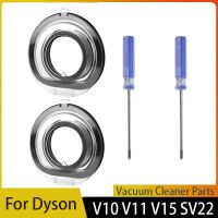 ถังเก็บฝุ่นฝาบิดถังฝุ่นฝาปิดดิน SV12 V15 V10 Dyson SV15 SV14สำหรับ SV22ชิ้นส่วนเครื่องดูดฝุ่นหมวกคลุมถึงส่วนล่าง